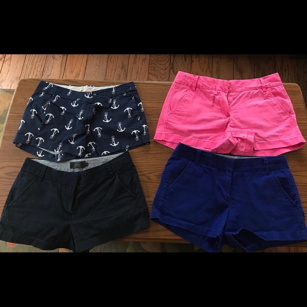 Lot of 4 J. Crew Chino Shorts (will separate)